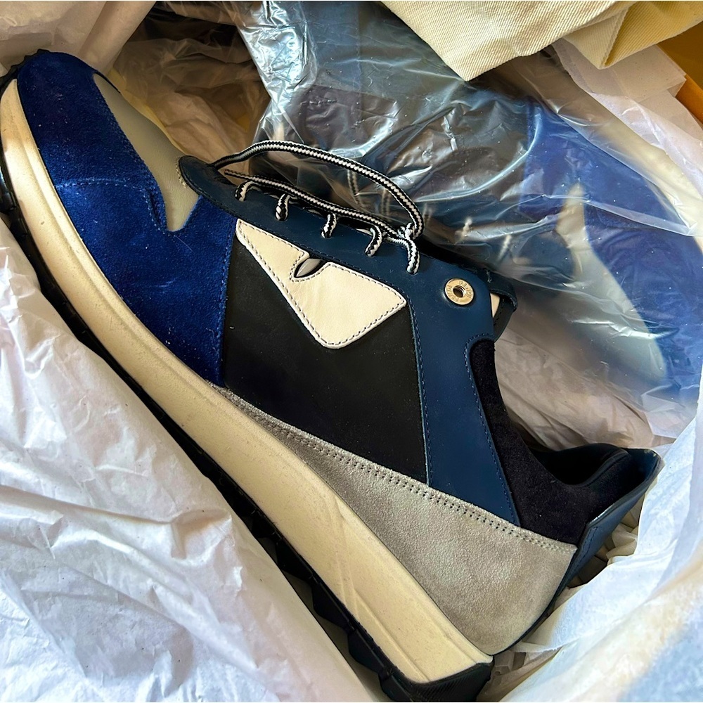 Size 10 Fendi Monster Eye Running Sneaker